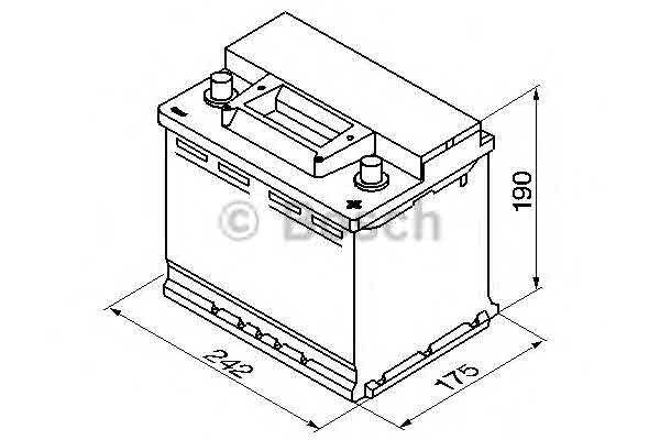 Satelis 125 (J2) BOSCH 0 092 S30 050 Акумуляторна батарея 56А Арт. 380383