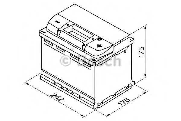 Satelis 125 (J2) BOSCH 0 092 S40 040 Акумуляторна батарея 60А Арт. 380374