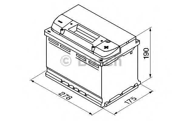 Satelis 125 (J2) BOSCH 0 092 S40 080 Акумуляторна батарея 74А Арт. 380370