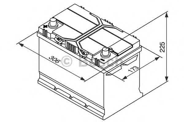 Satelis 125 (J2) BOSCH 0 092 S40 290 Акумуляторна батарея 95А Арт. 380357