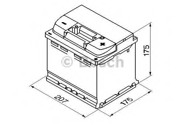 Satelis 125 (J2) BOSCH 0 092 S40 010 Акумуляторна батарея 44А Арт. 380376