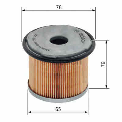 Топливный фильтр BOSCH 1 457 431 712 Фільтр паливний Арт. 379064