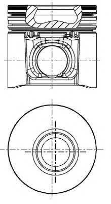Поршень NÜRAL 87-122208-10 Поршень Арт. 928110