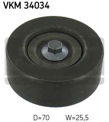 Паразитный / ведущий ролик, поликлиновой ремень SKF VKM 34034 Ролик модуля натягувача ременя Арт. 975675