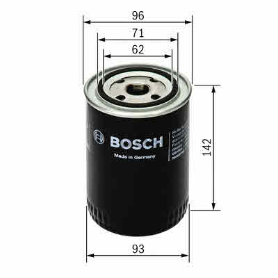 Масляный фильтр BOSCH F 026 407 053 Масляний фільтр Арт. 436015