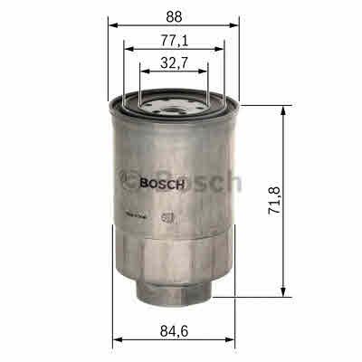 Топливный фильтр BOSCH 1 457 434 201 Фільтр паливний Арт. 378985