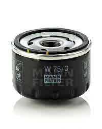 Масляный фильтр MANN-FILTER W 75/3 Фільтр масляний Арт. 314875