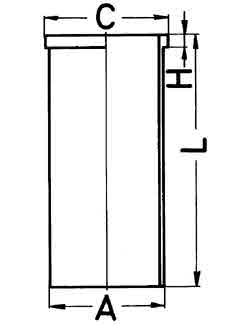 Гильза цилиндра KOLBENSCHMIDT 89319190 Гільза Арт. 848336