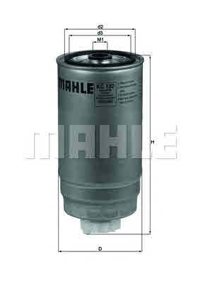 Топливный фильтр KNECHT KC 182 Паливний фільтр Арт. 443945