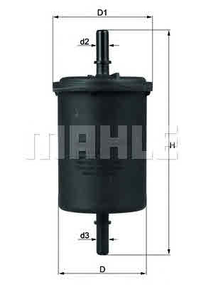 Топливный фильтр KNECHT KL 416/1 Паливний фільтр Арт. 458527